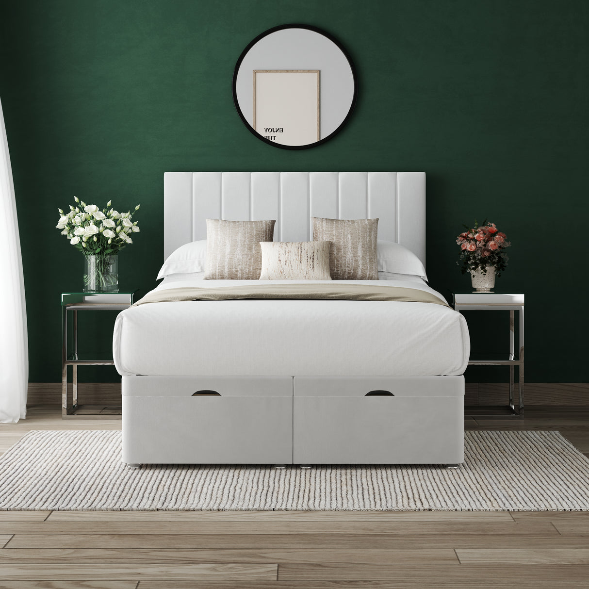 Apollo 9 Panel Ottoman Divan Bed