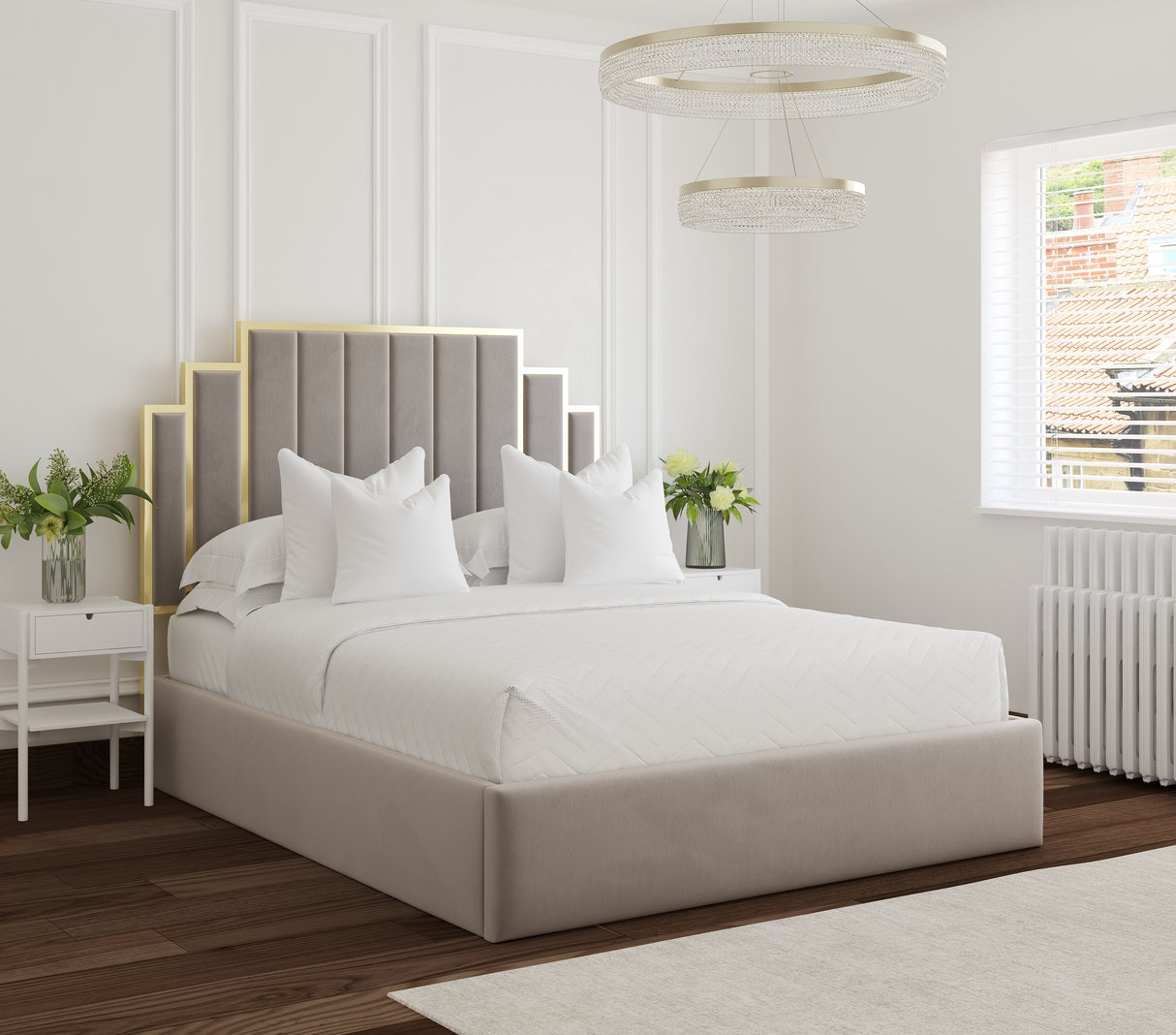 Decora Gold Bed Frame