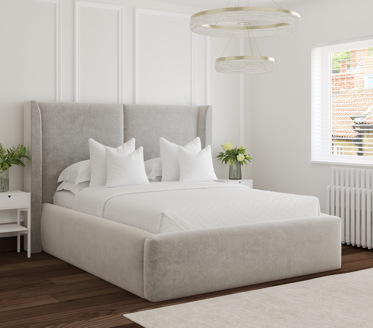 Versailles Luxury Wingback Bed Frame