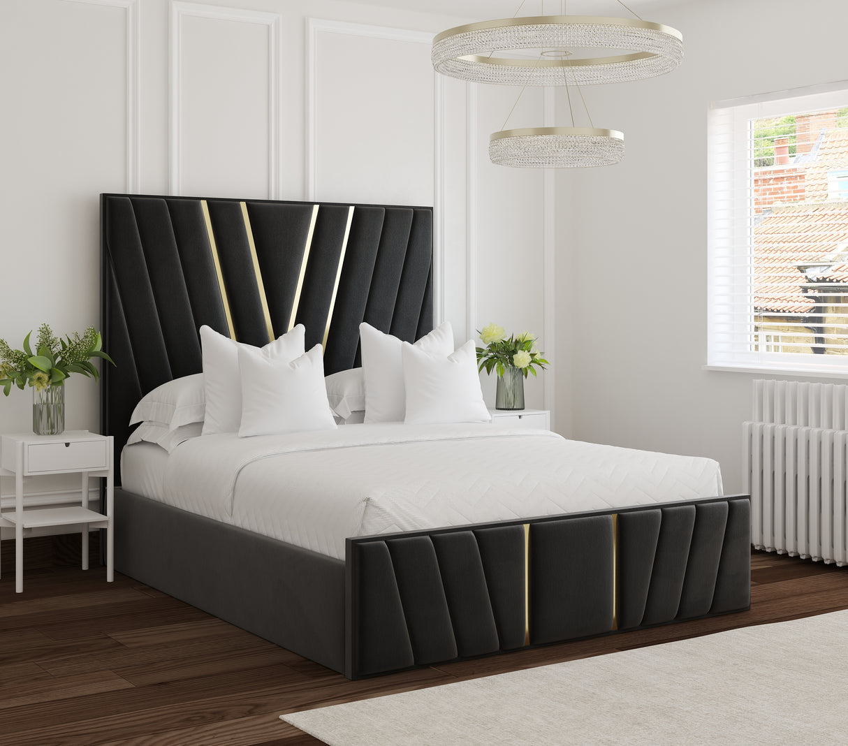 Velora Gold Bed Frame