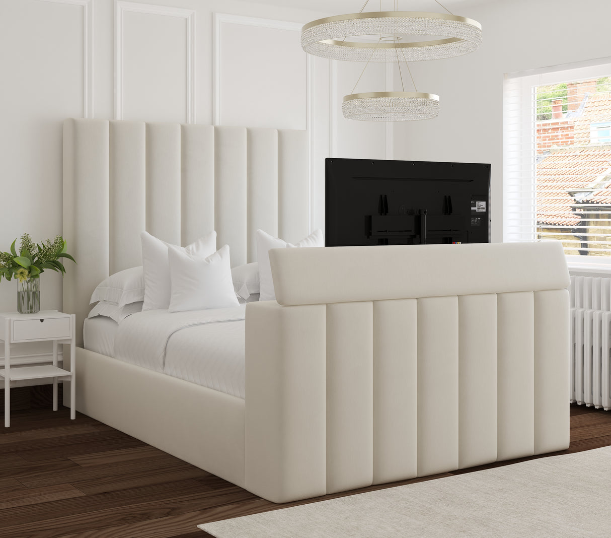 Dorelle Upholstered TV Bed Frame