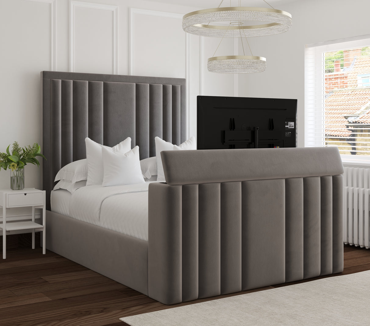 Velora Upholstered TV Bed Frame
