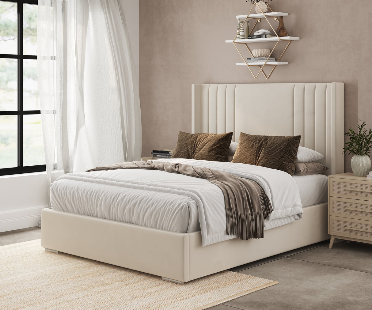 Havannah Winged Bed Frame