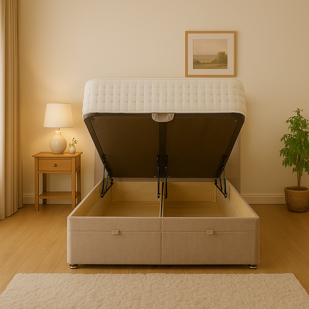 Apollo 10 Panel Ottoman Divan Bed