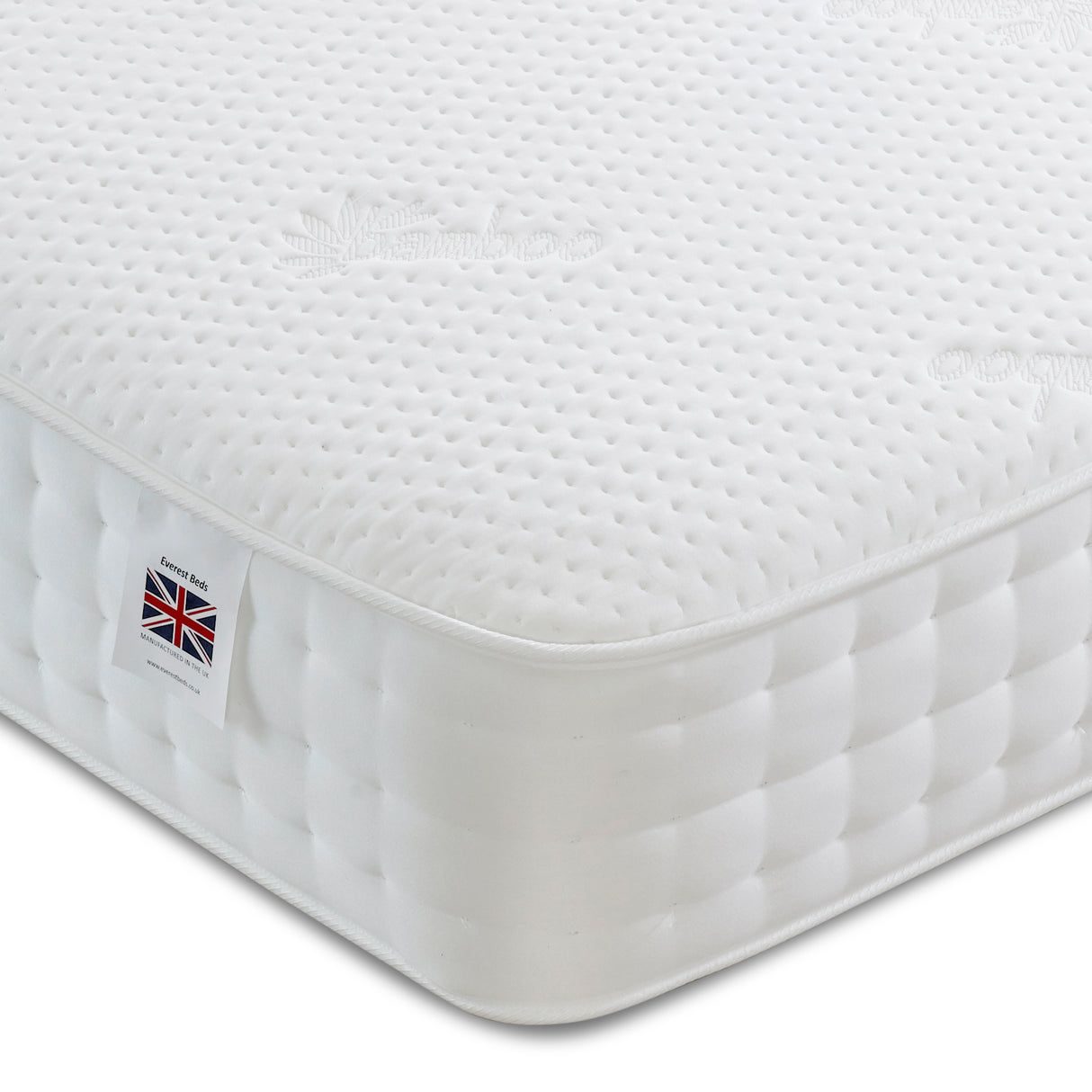 Everest Bamboo 1000 Pocket Mattress Foam Soft