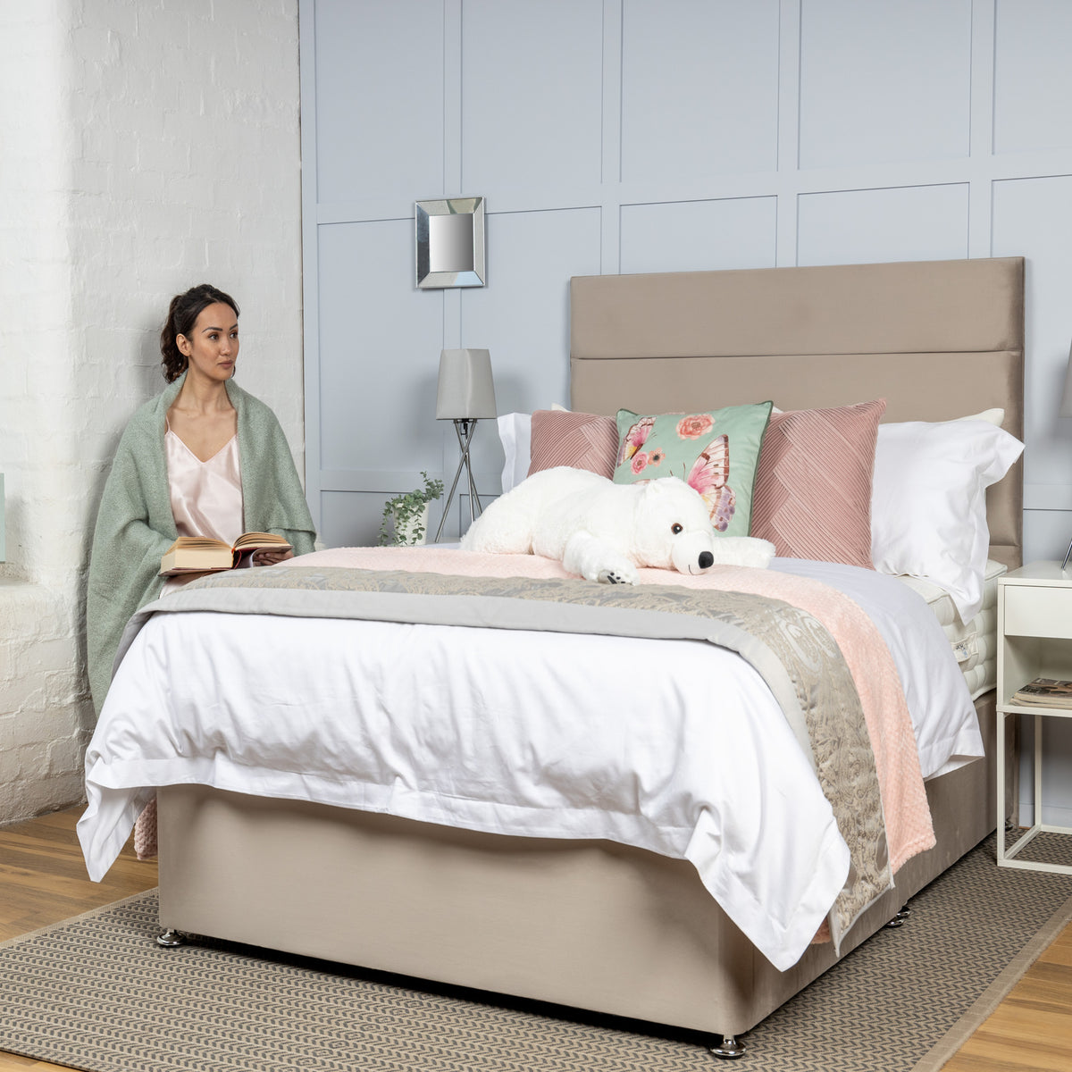 Zara Divan Bed Set With Mattress Options Everest Beds