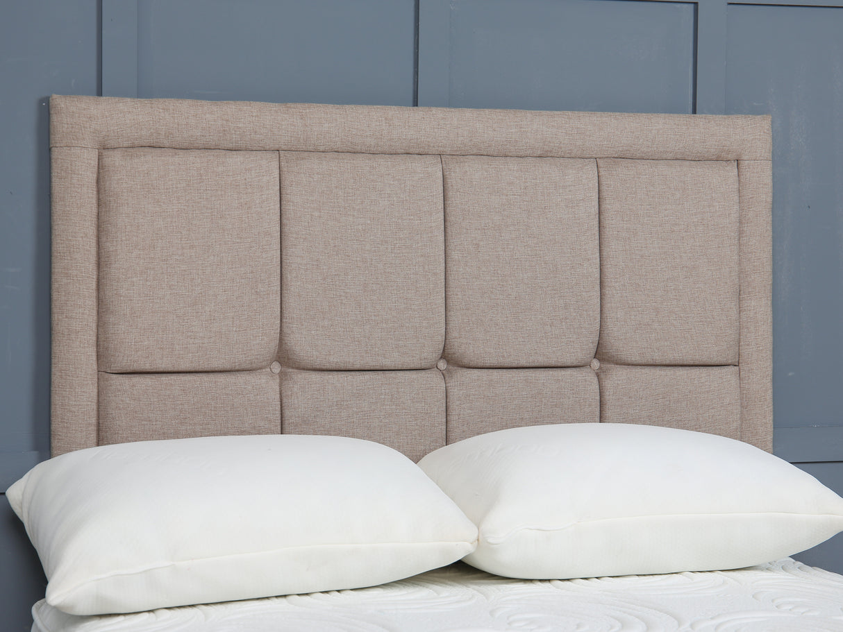 Venice Cubed Divan Bed Set With Mattress Options