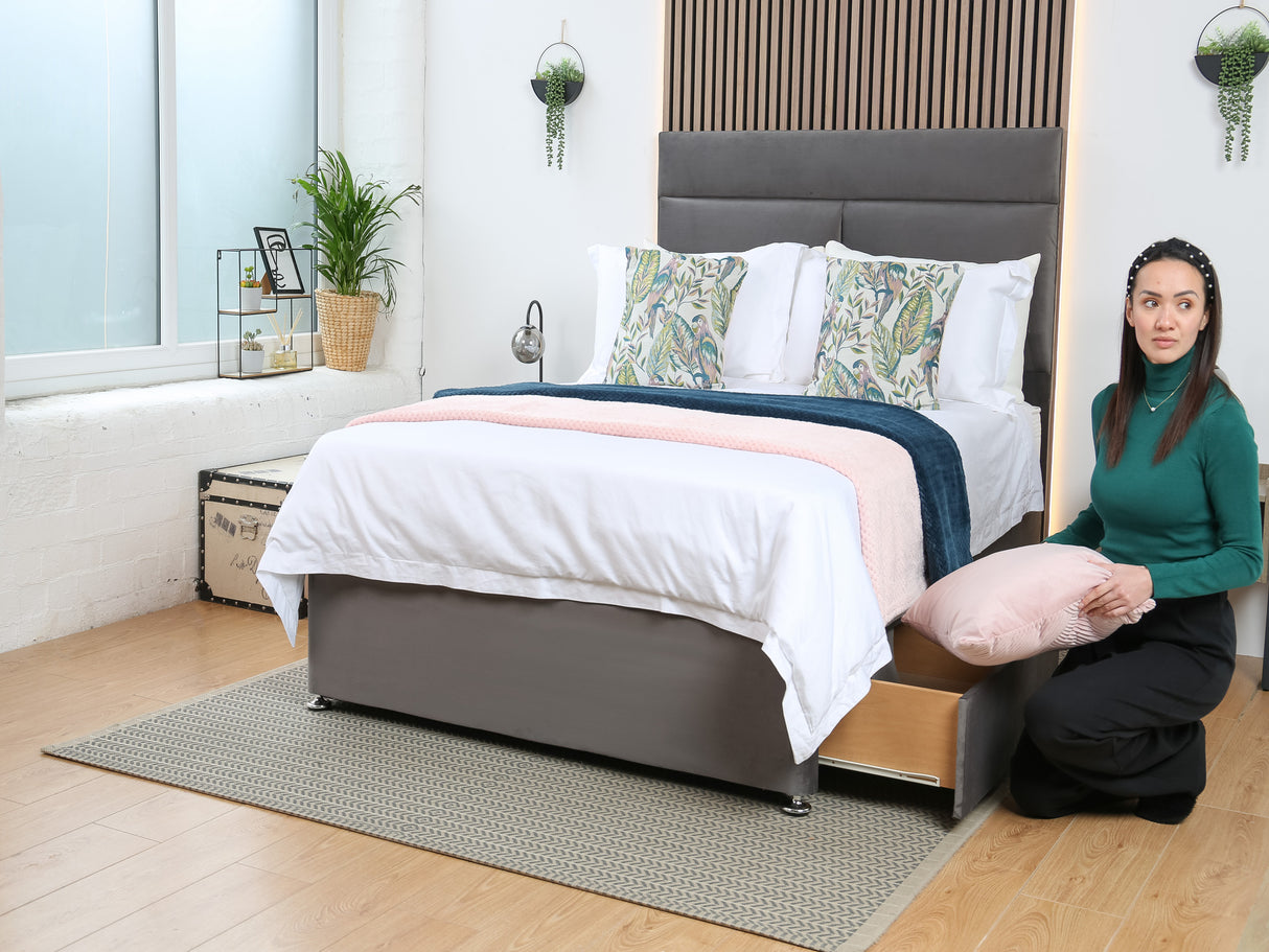 Tulip Divan Bed Set With Mattress Options