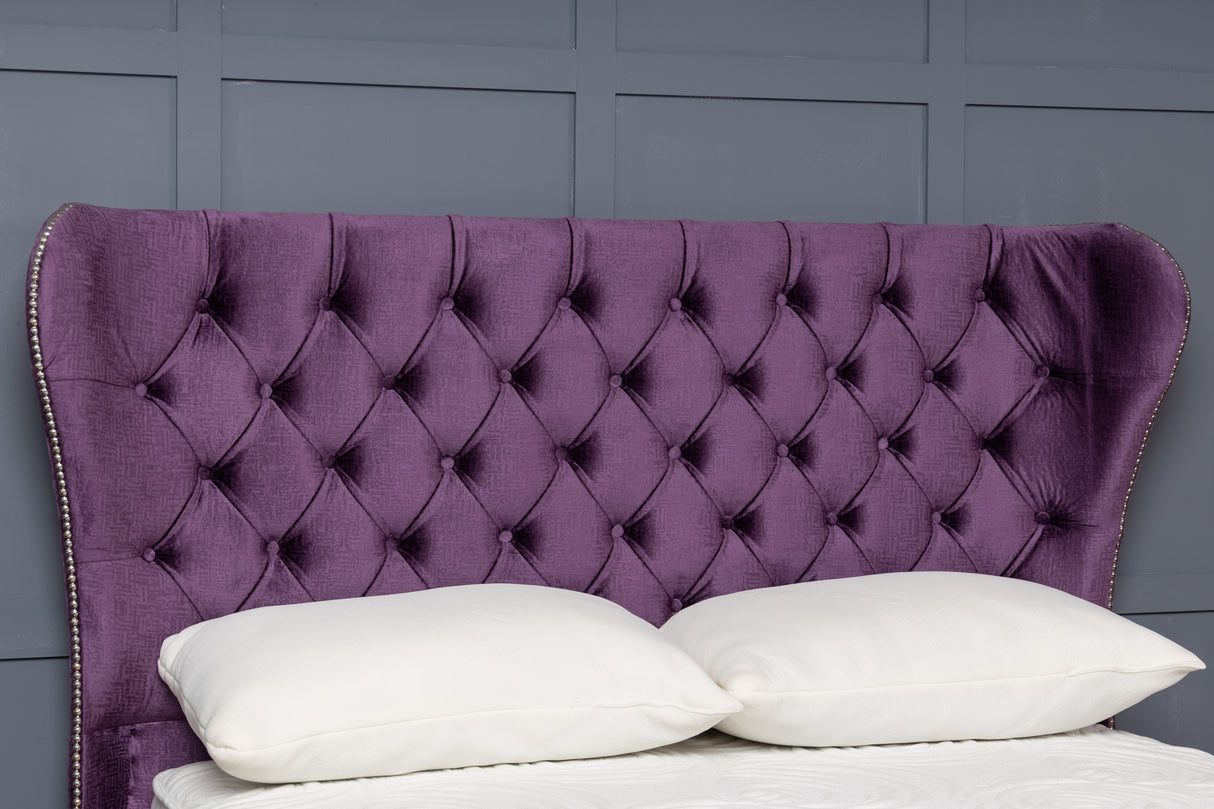 Butterfly Wing Chesterfield Headboard