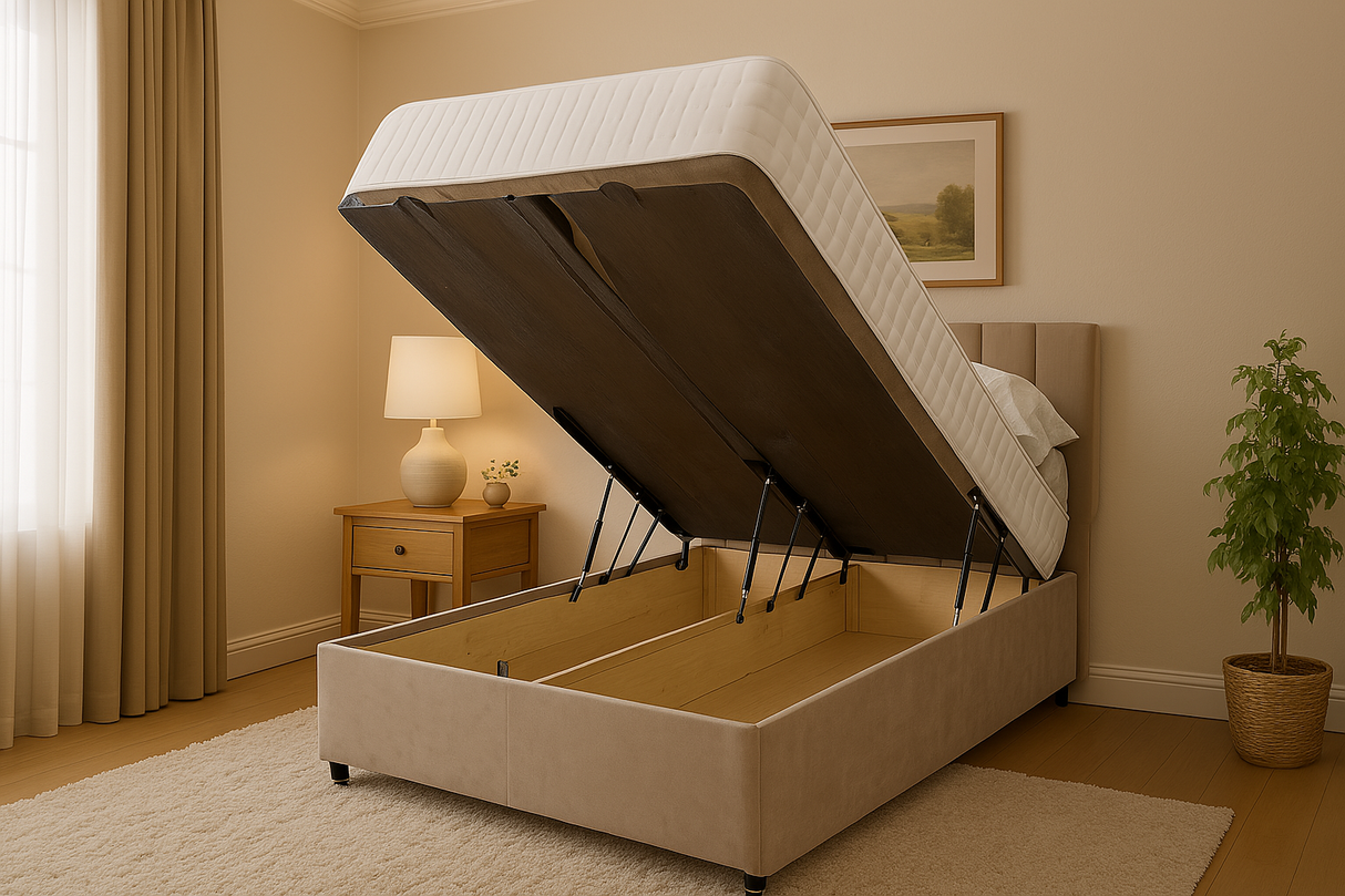 Apollo 10 Panel Ottoman Divan Bed