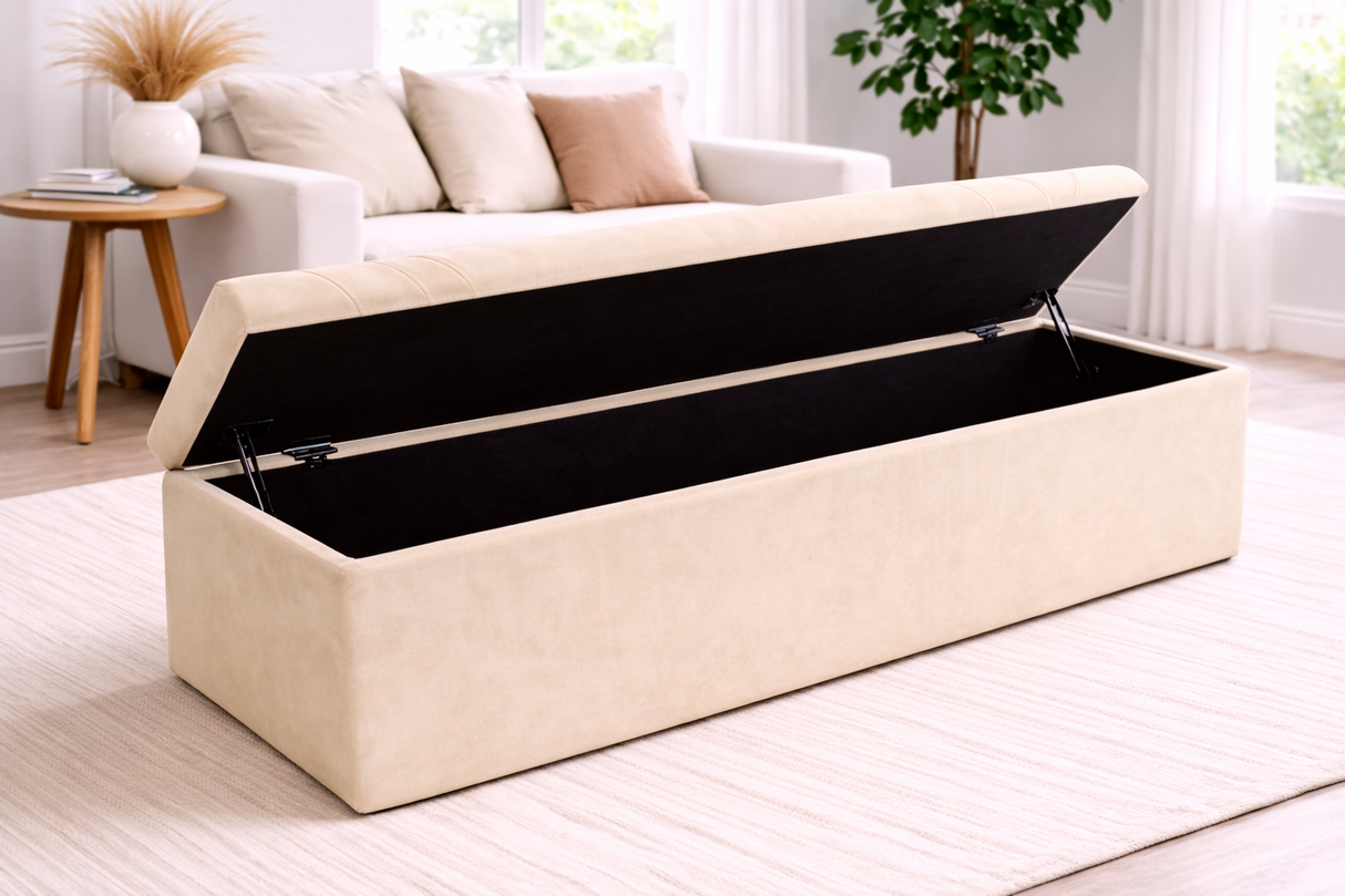 Lucille Ottoman Blanket Box