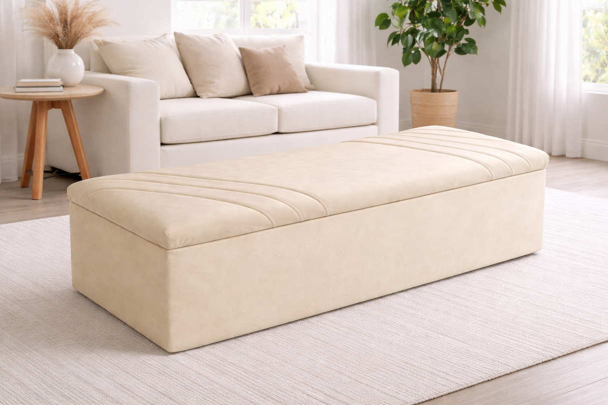 Lucille Ottoman Blanket Box