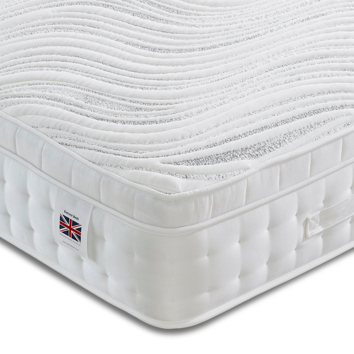 Everest Space 1500 Pocket Memory Pillowbox Mattress Soft