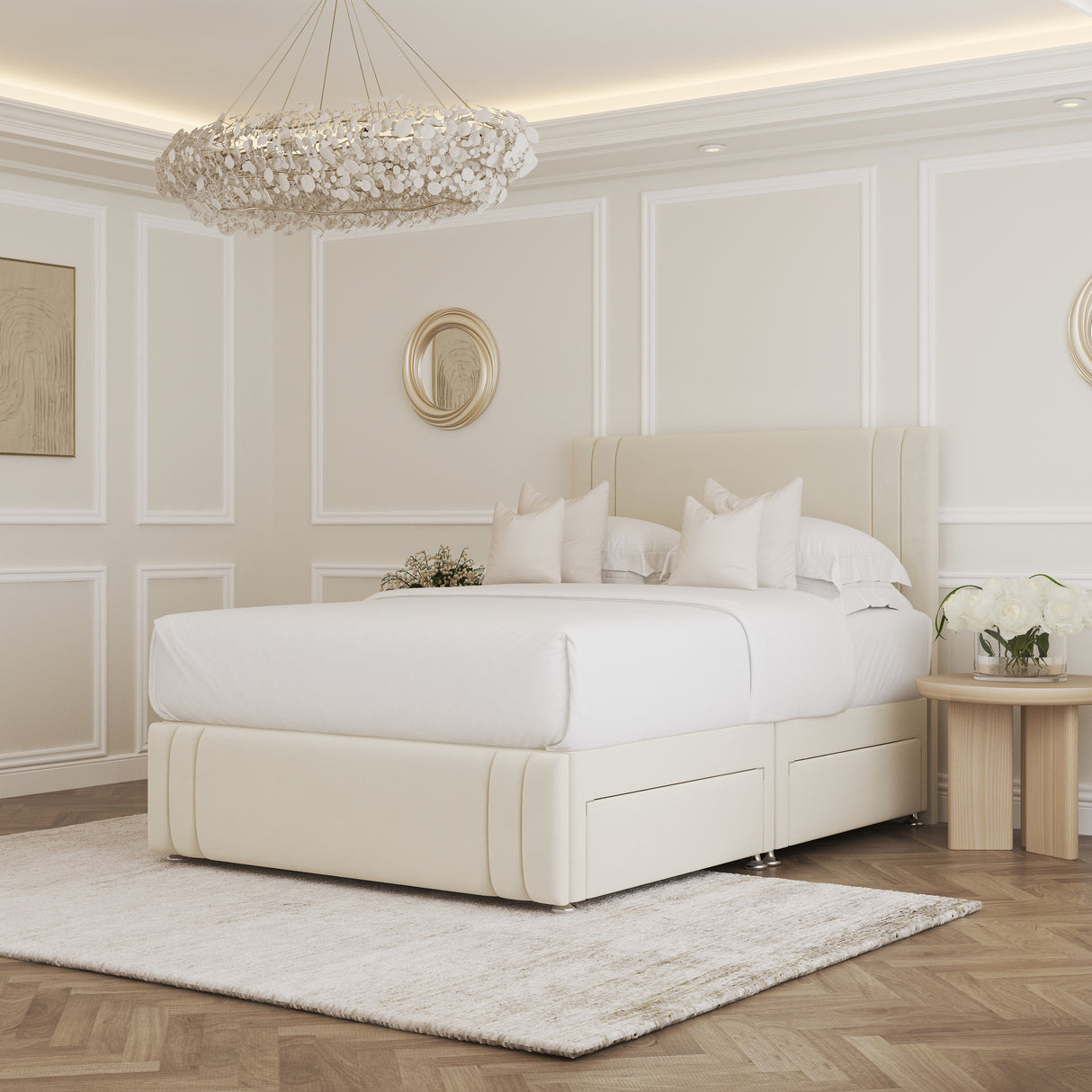 Sauvage Divan Bed Base with Footboard