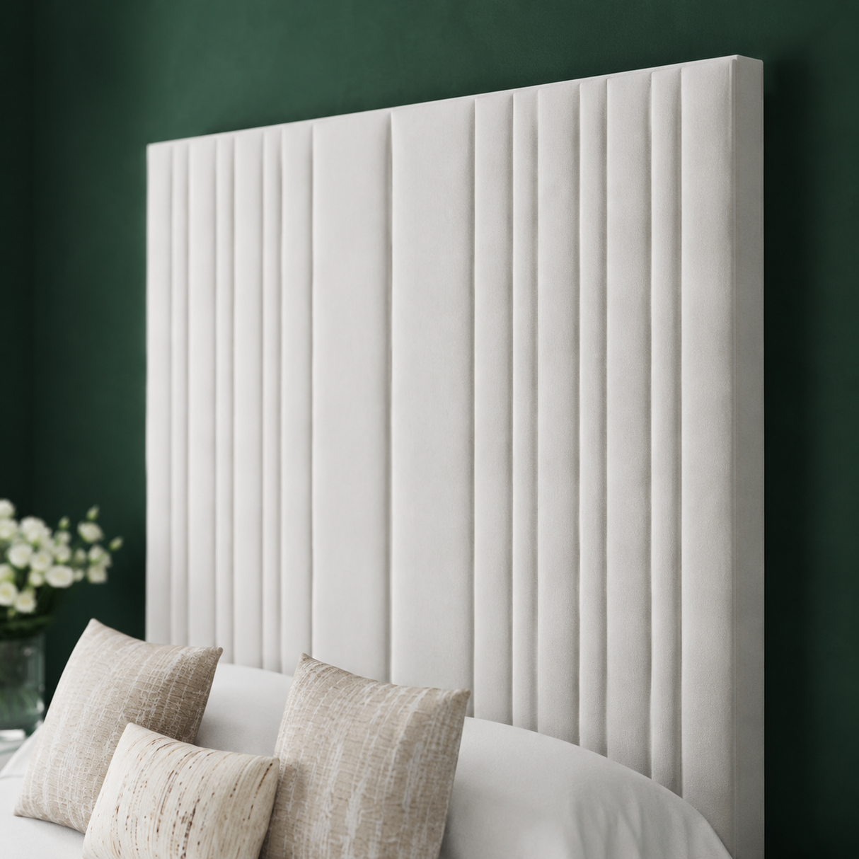 Savona Divan Bed Set with Floorstanding Headboard with Mattress Options