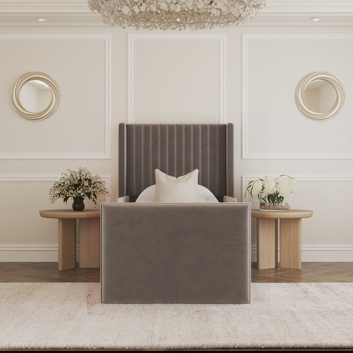 Dwello Wing Kids Upholstered Bed