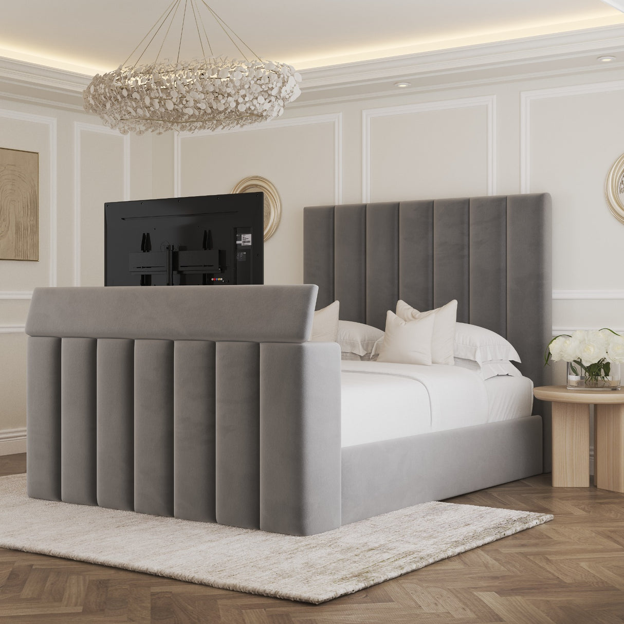Eliano Upholstered TV Bed Frame
