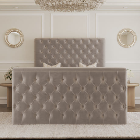 Soraya Upholstered TV Bed Frame