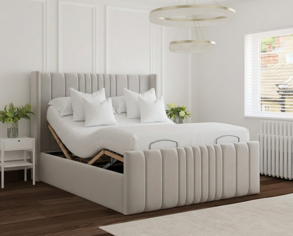 Deluxe Wing Electrical Bed Frame With Mattress Options