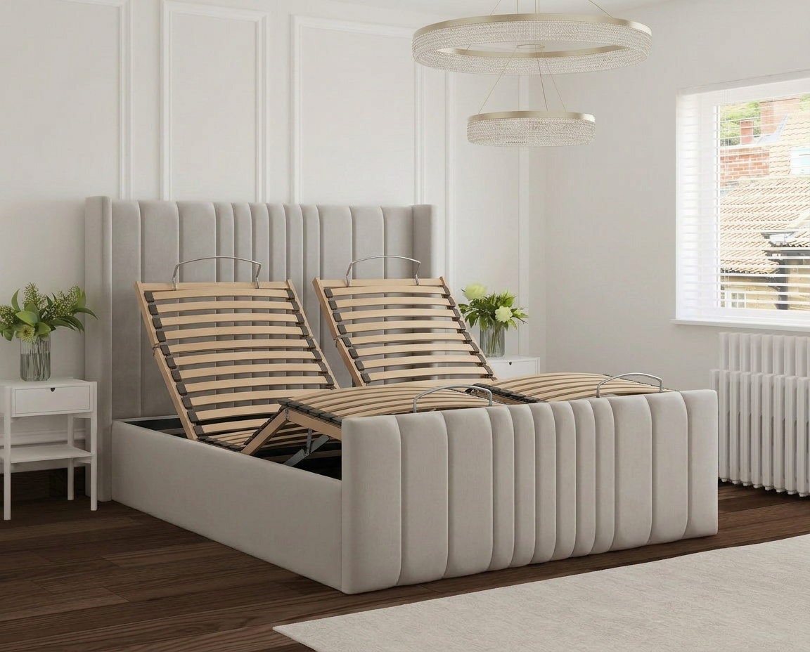 Deluxe Wing Electrical Bed Frame With Mattress Options