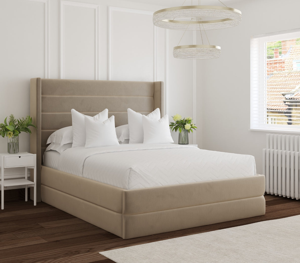 Beaumont Wingback Bed Frame