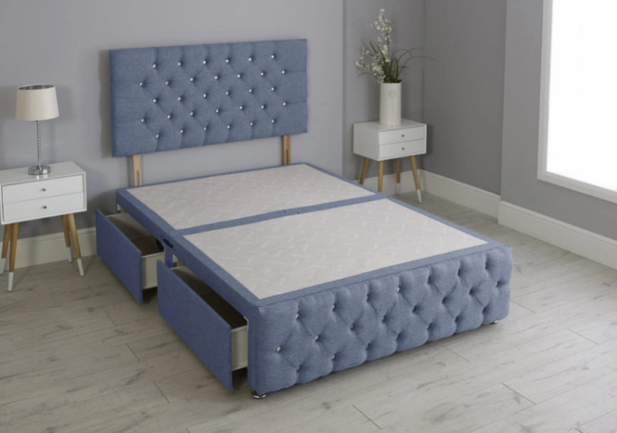 Sweet Dreams Chesterfield Divan Bed Set with Headboard