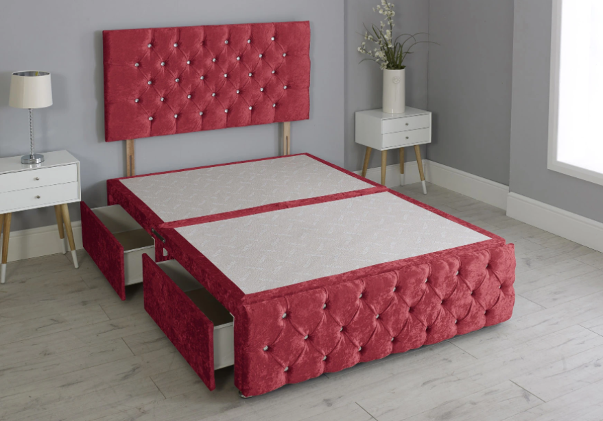 Sweet Dreams Chesterfield Divan Bed Set with Headboard