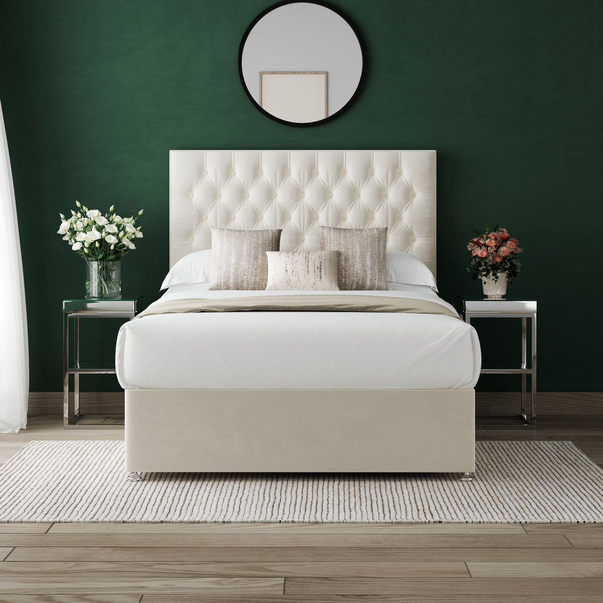 Chesterfield Divan Bed Set With Mattress Options