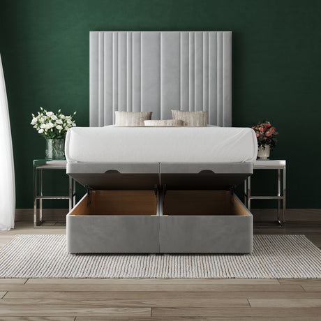 Savona Ottoman Bed with 54" Floorstanding Headboard