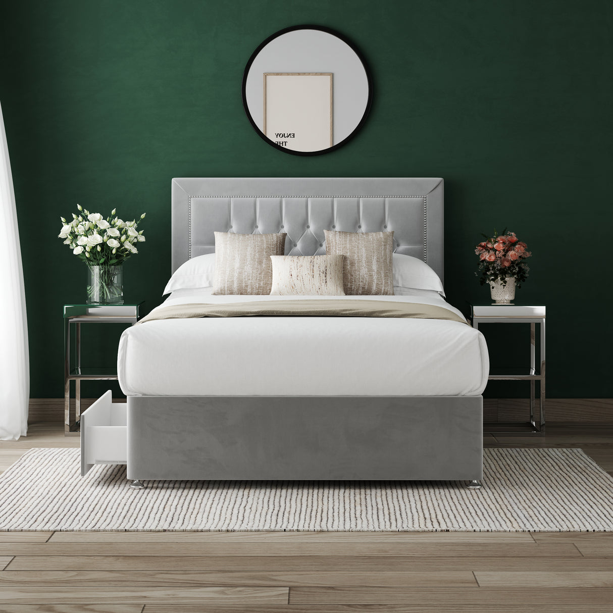 Miami Divan Bed Set With Mattress Options