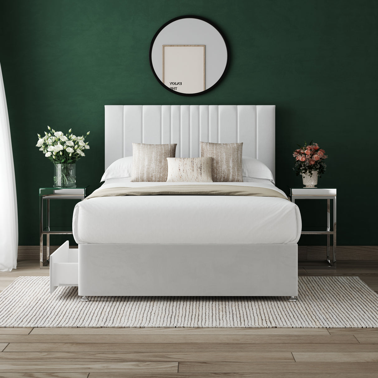 Mia Divan Bed Set with Mattress Options