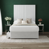 Savona Divan Bed Set with Floorstanding Headboard with Mattress Options
