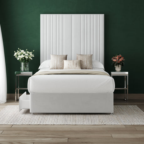 Savona Divan Bed Set with Floorstanding Headboard with Mattress Options