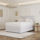 Chesterfield Divan Bed Base with Footboard
