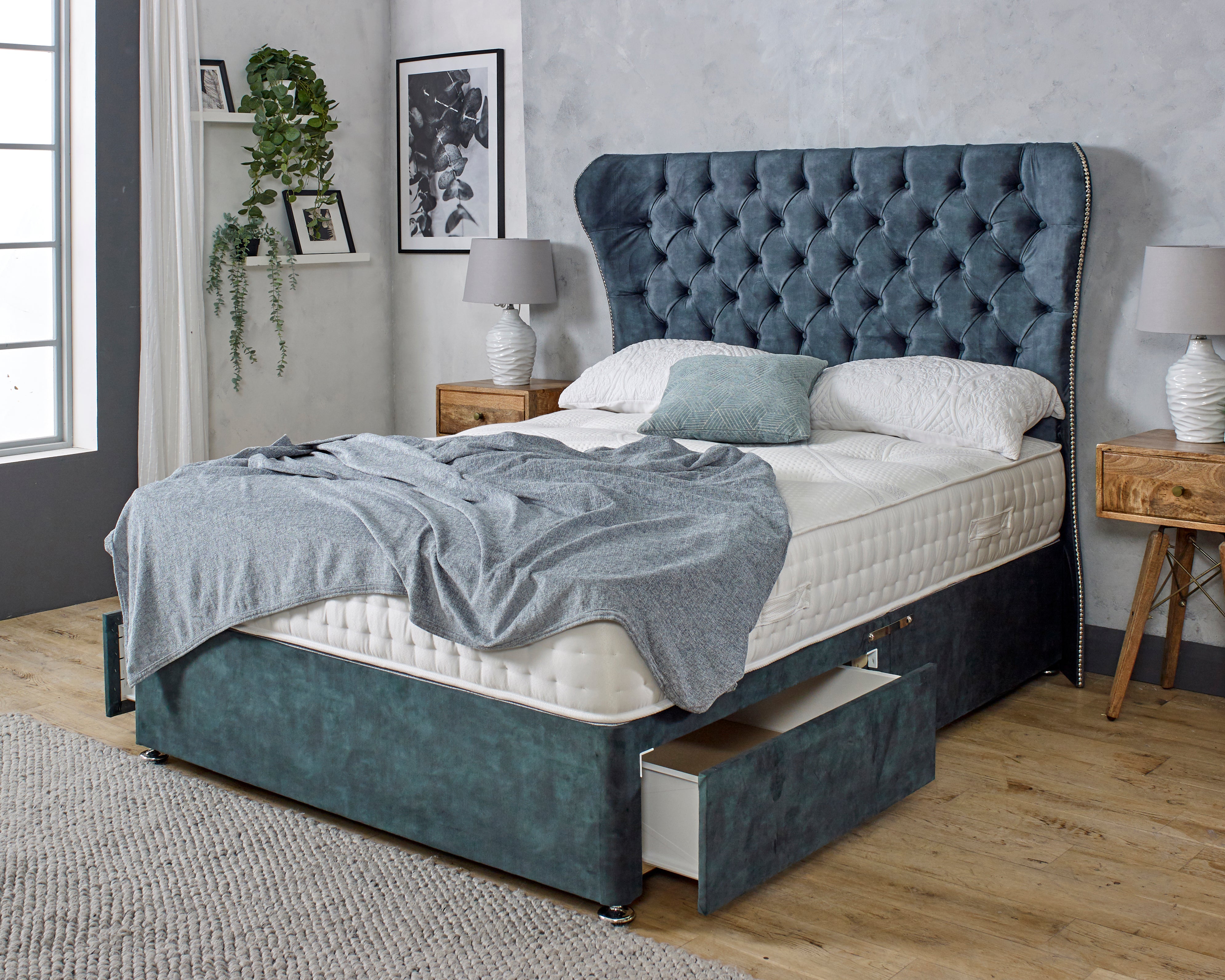 Butterfly Ottoman Divan Bed Everest Beds