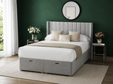Hilton Ottoman Divan Bed With 54'' Winged Floorstanding Headboard