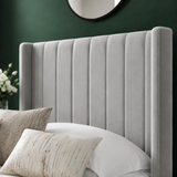 Hilton Ottoman Divan Bed With 54'' Winged Floorstanding Headboard