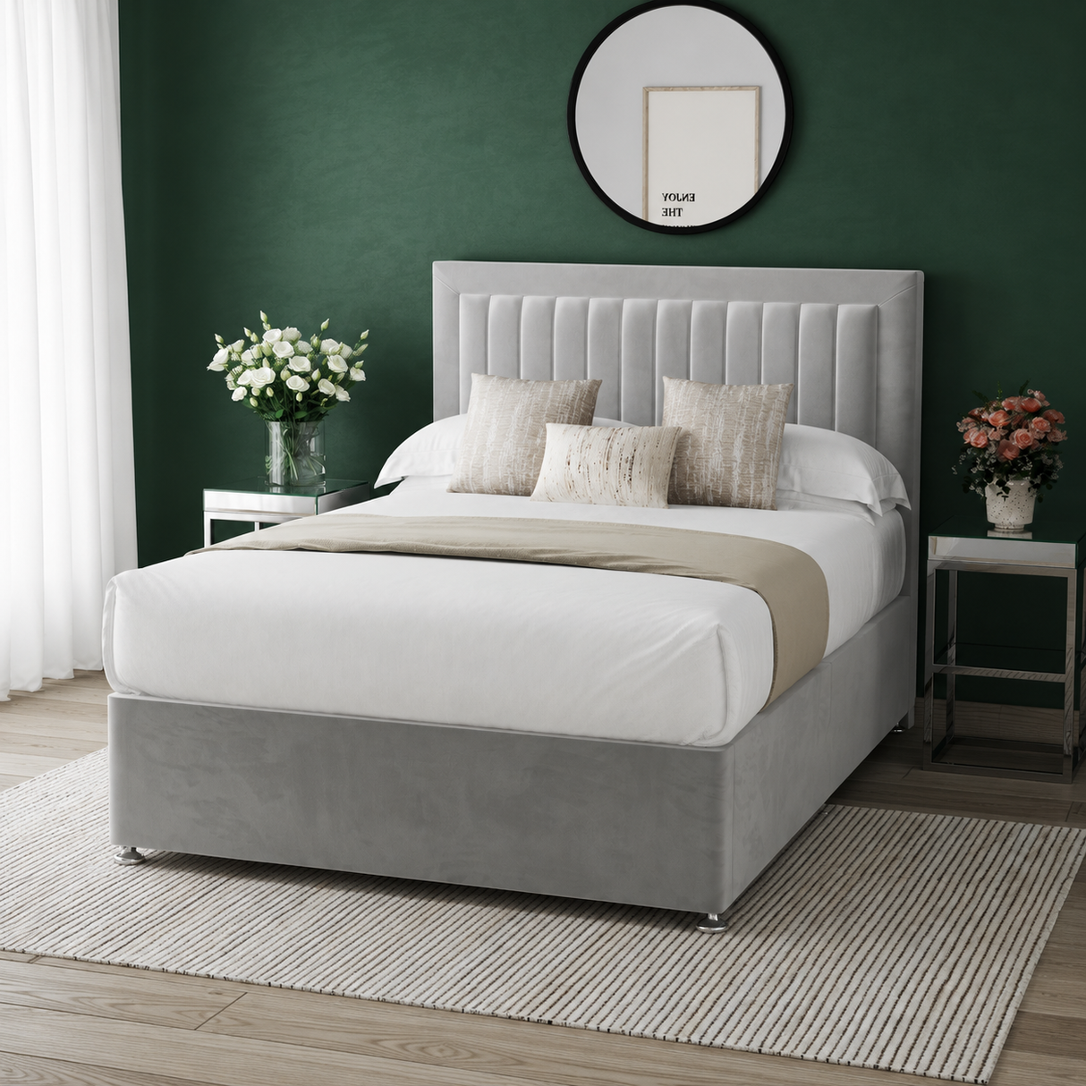 Olivia 12 Divan Bed Set With Mattress Options