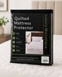 Luxury Microfibre Quilted Mattress Protector – fitted corner and skirt