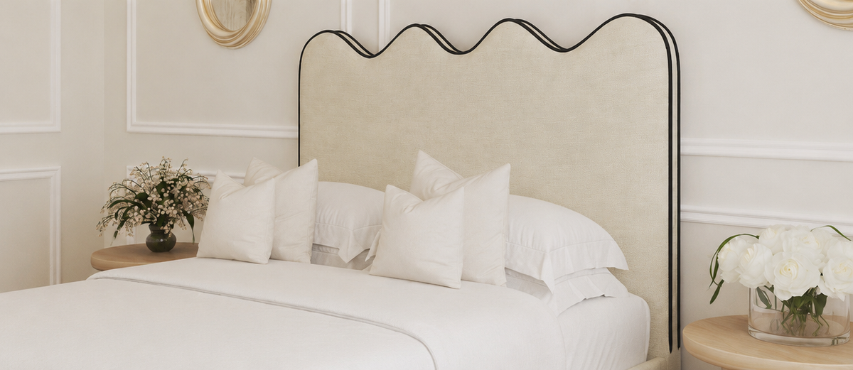 Ripple Upholstered Bed Frame