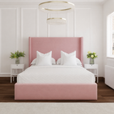 Rosewood Wingback Bed Frame