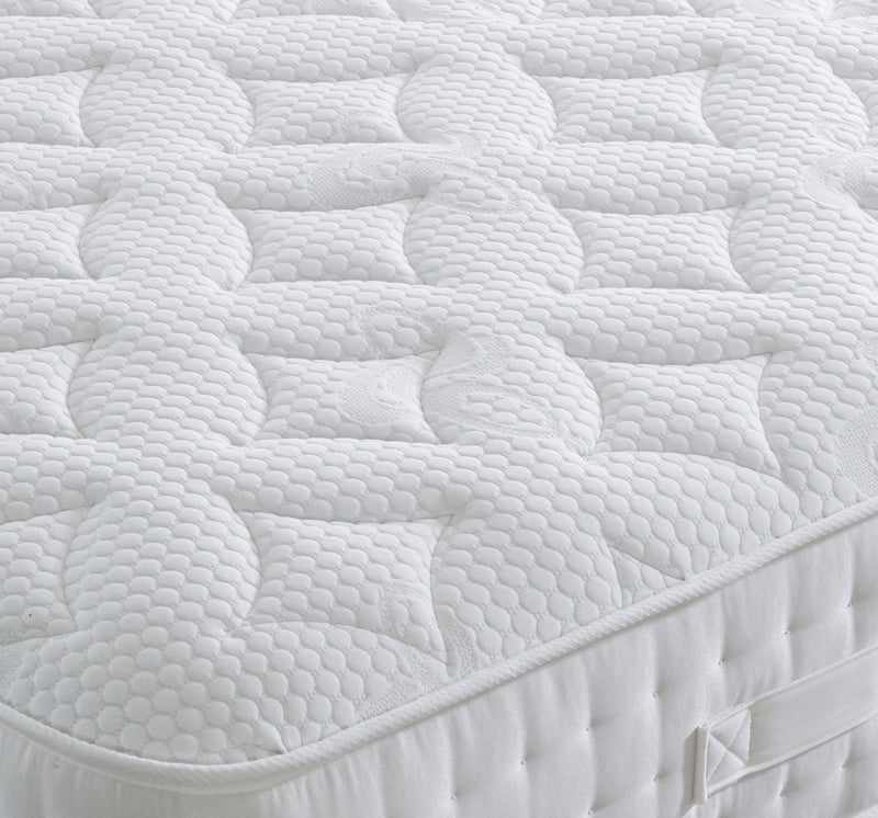 Everest Star 1000 Pocket Mattress Micro Quilted Soft Non Tufted