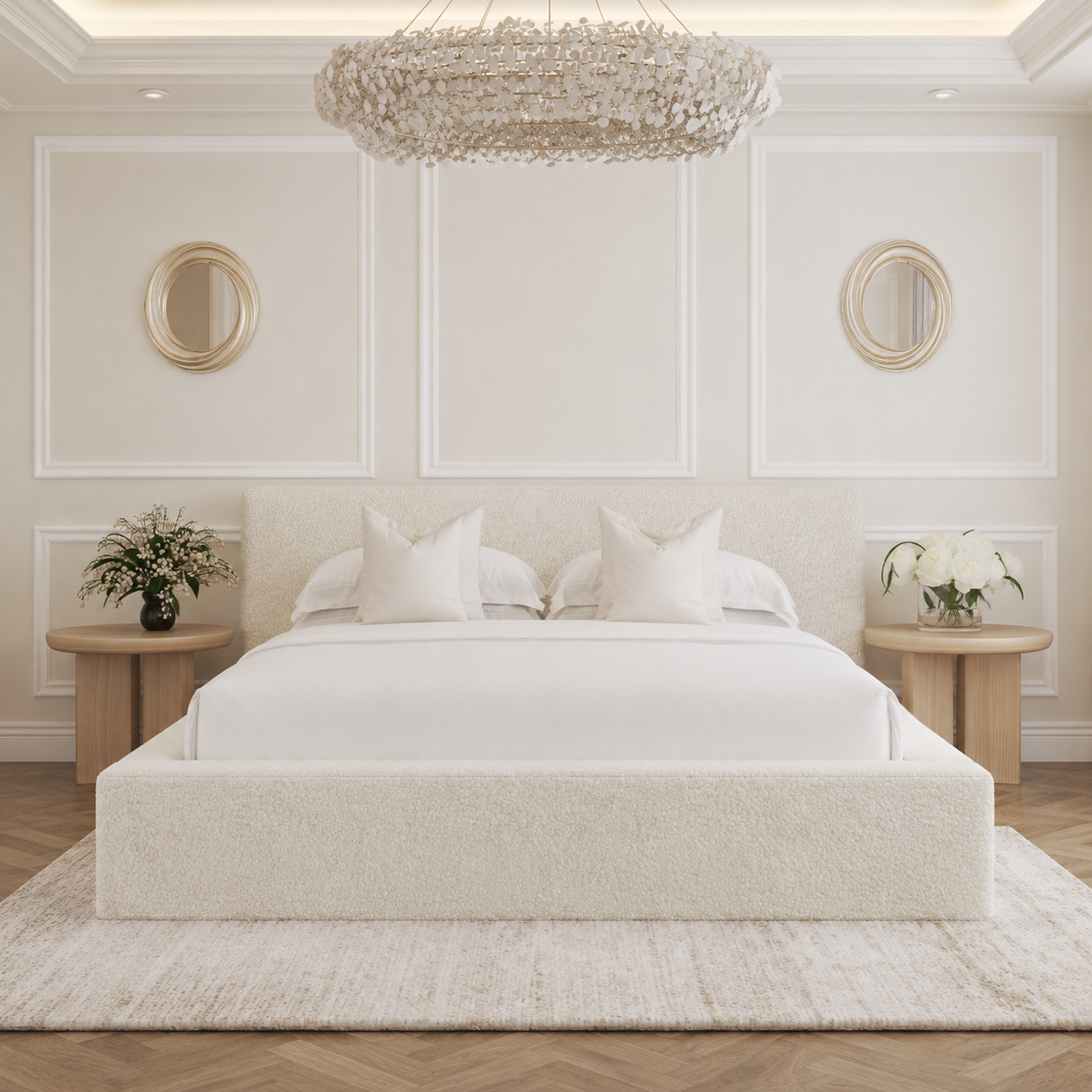 Sloane Bouclé Bed Frame