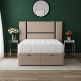 Velour Grand Ottoman Divan Bed