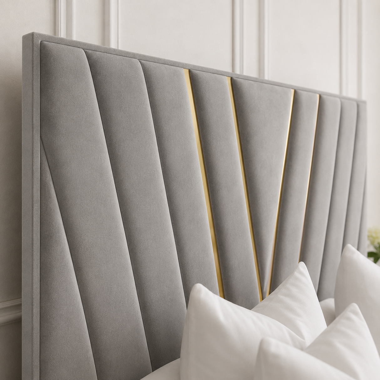 Velora Gold Bed Frame