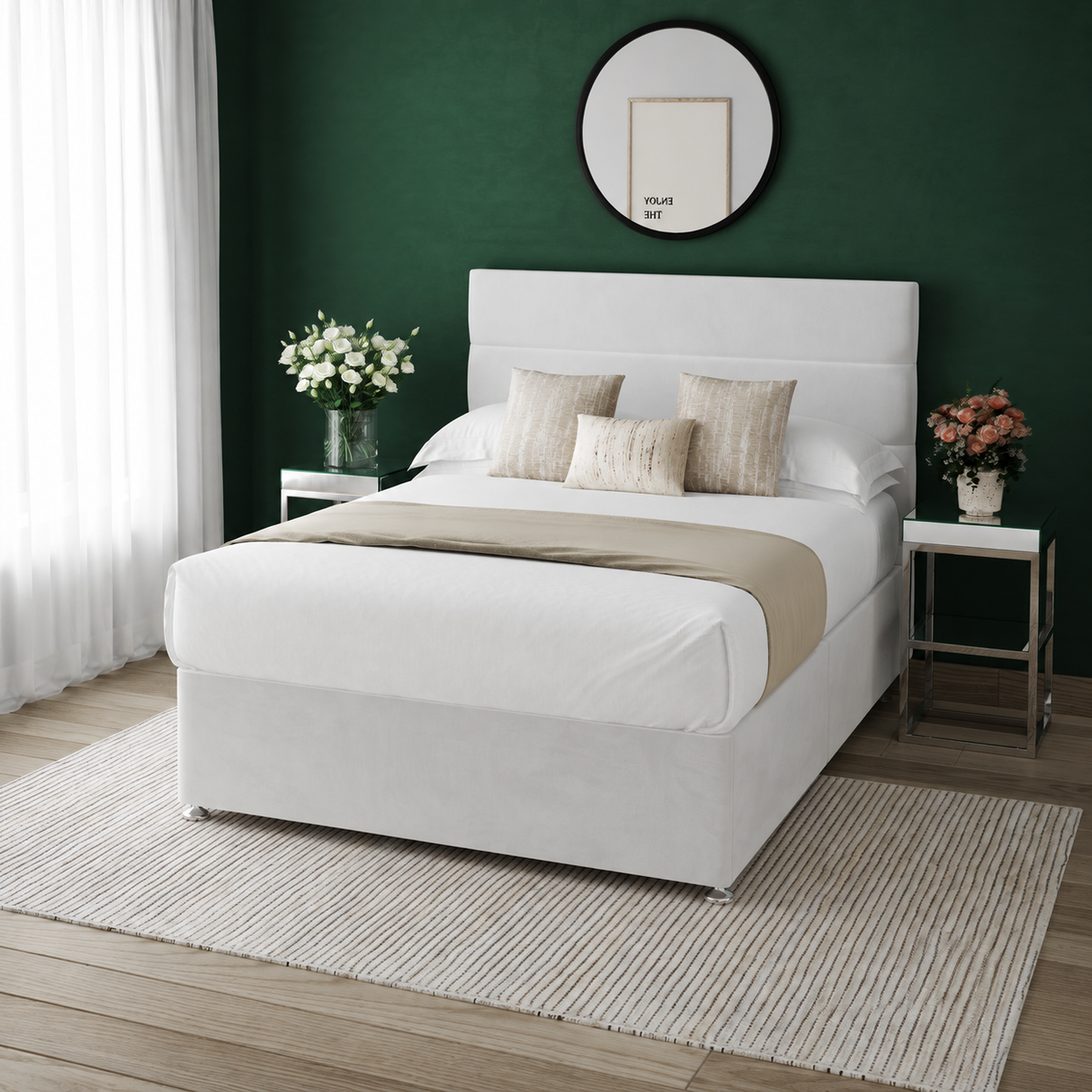 Zara Divan Bed Set With Mattress Options