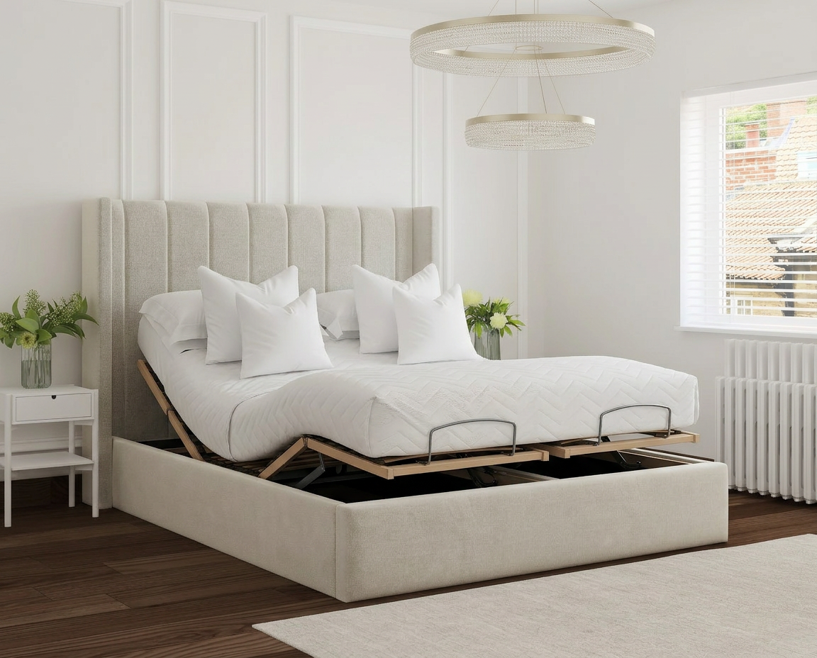 Hilton Wing Electrical Bed Frame With Mattress Options