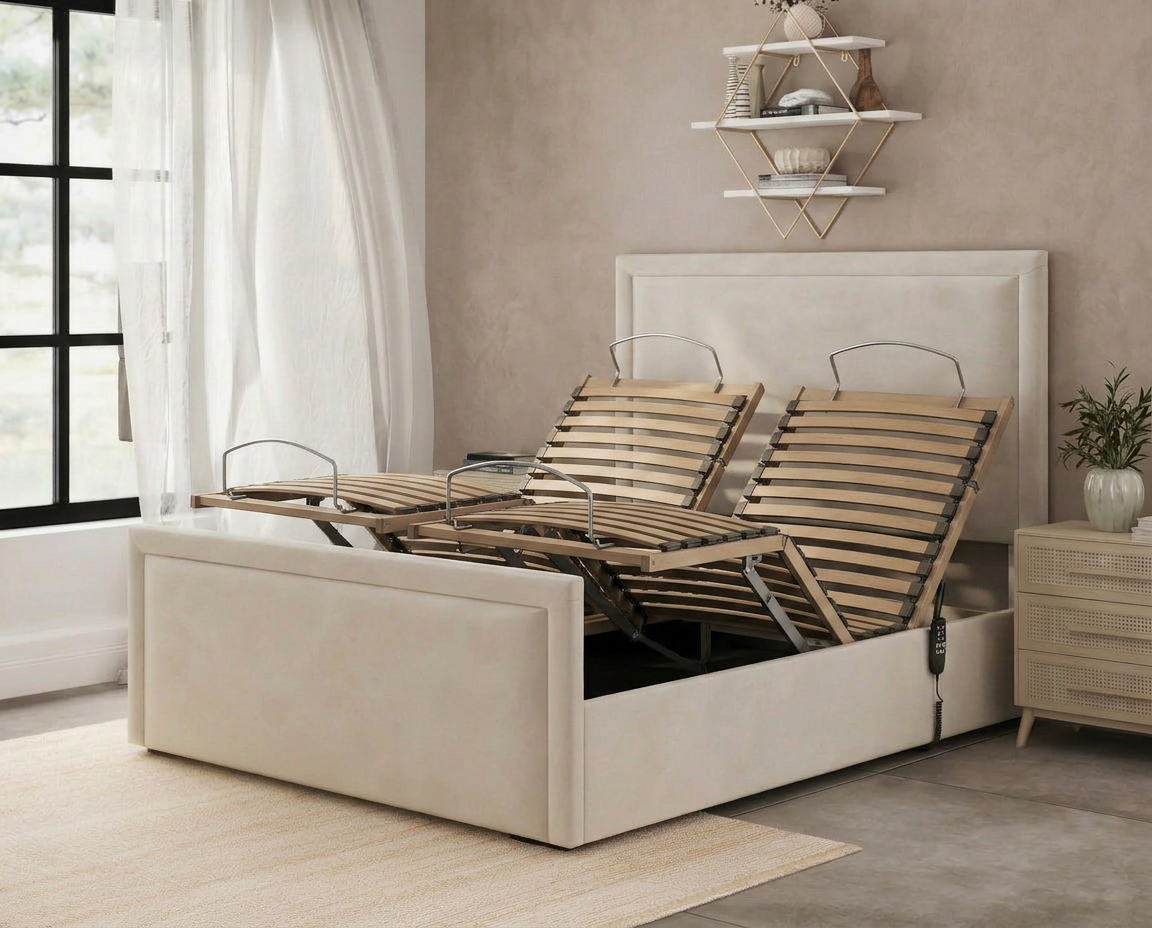Glitz Electrical Bed Frame With Mattress Options