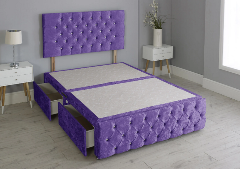 Sweet Dreams Chesterfield Divan Bed Set with Headboard
