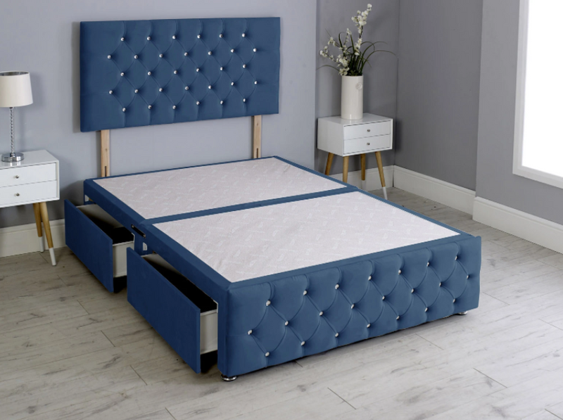 Sweet Dreams Chesterfield Divan Bed Set with Headboard